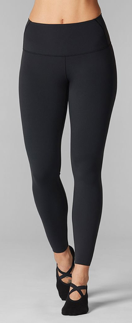 Legíny s vysokým pasem 7/8 Ebony